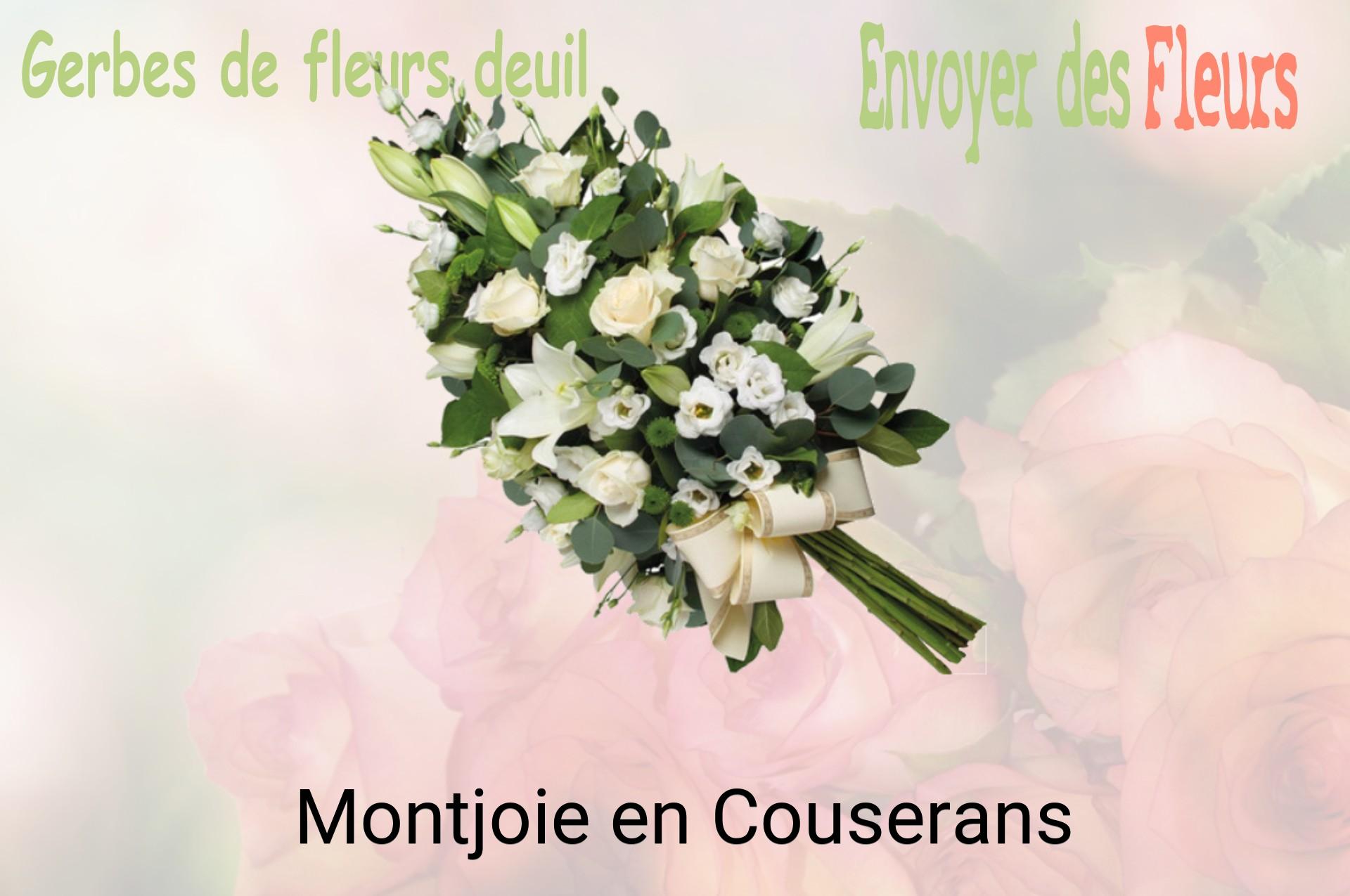 Gerbe de fleurs de deuil livrée à Montjoie-en-Couserans